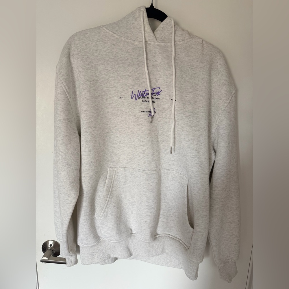 NWOT White Fox The New Way Hoodie S/M